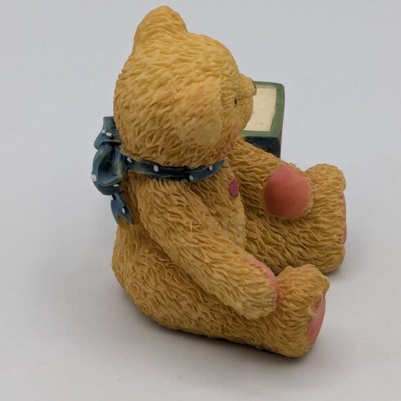 Cherished Teddies Bear with ABC "N" Block Figurine 158488N (1995) - Picture 4 of 10